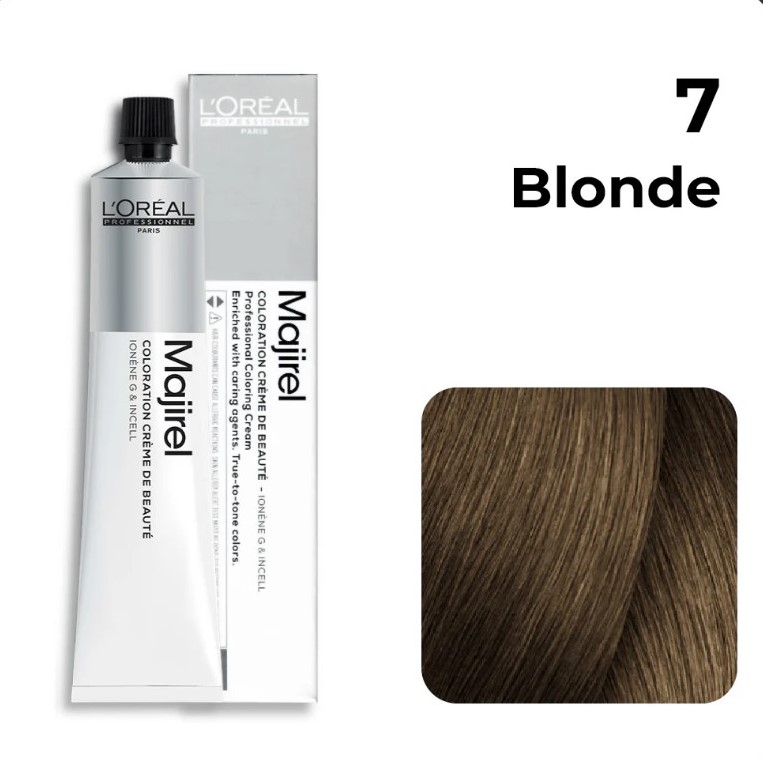 LOREAL MAJIREAL PROFESSIONAL COLOR BLONDE 7