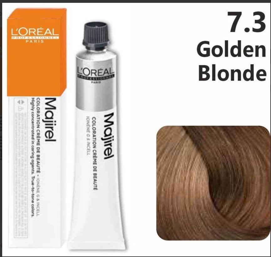 LOREAL MAJIREAL  COLOR GOLDEN BLONDE 7.3