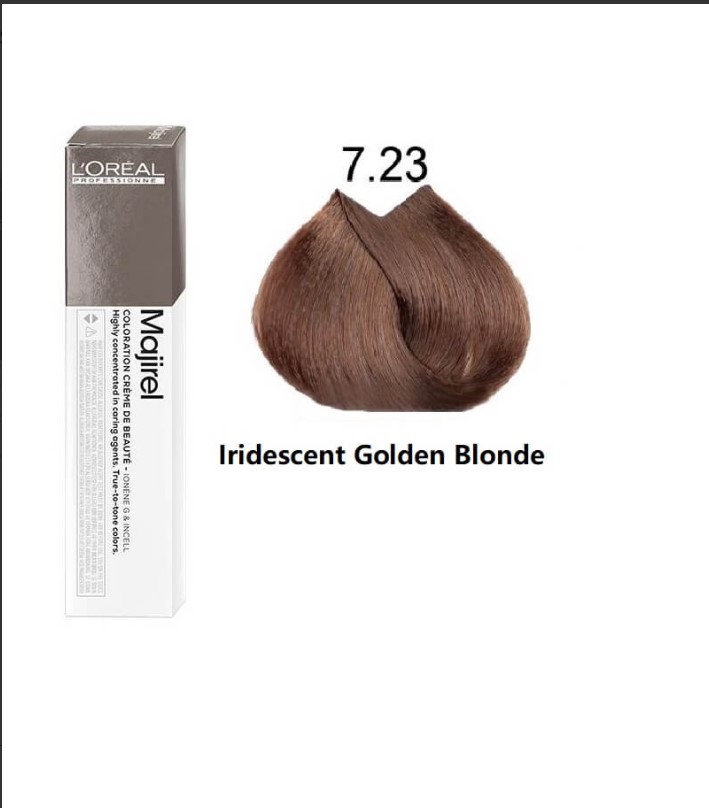 LOREAL MAJIREAL COLOR GOLDEN IRIDISCENT BLONDE 7.23