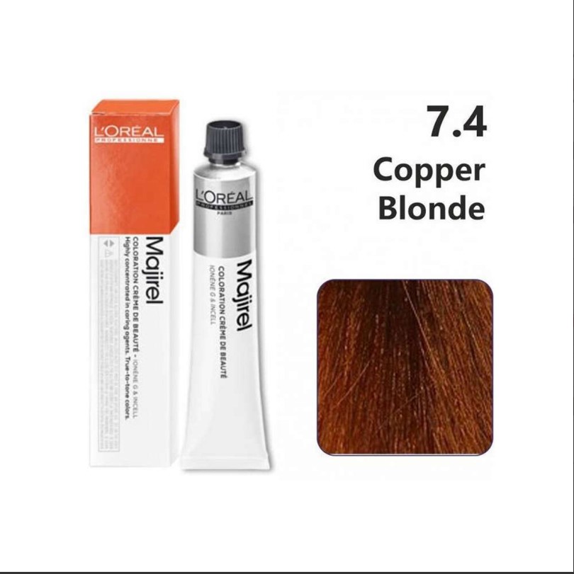 LOREAL MAJIREAL COLOR COPPER BLONDE 7.4