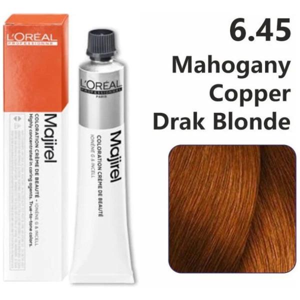 LOREAL MAJIREAL COLOR MAHOGANY COPPER DARK BLONDE 6.45