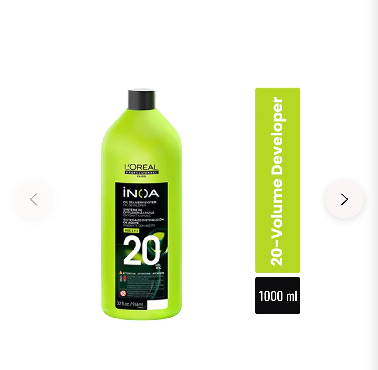 LOREAL PROFESSIONAL INOA DEVELOPER 20 VOL