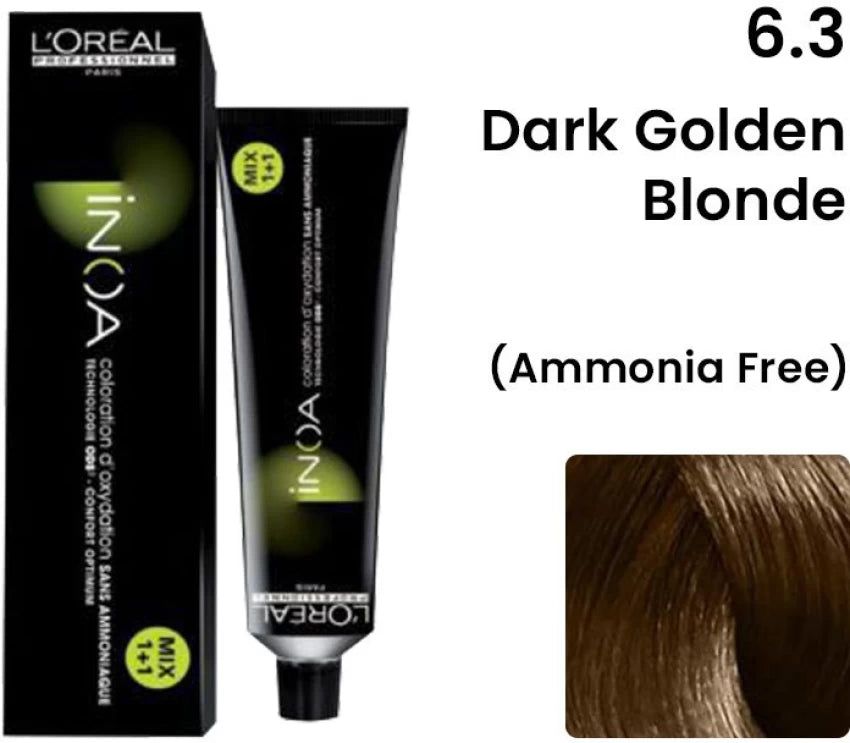 LOREAL INOA COLOR DARK GOLDEN BLONDE 6.3
