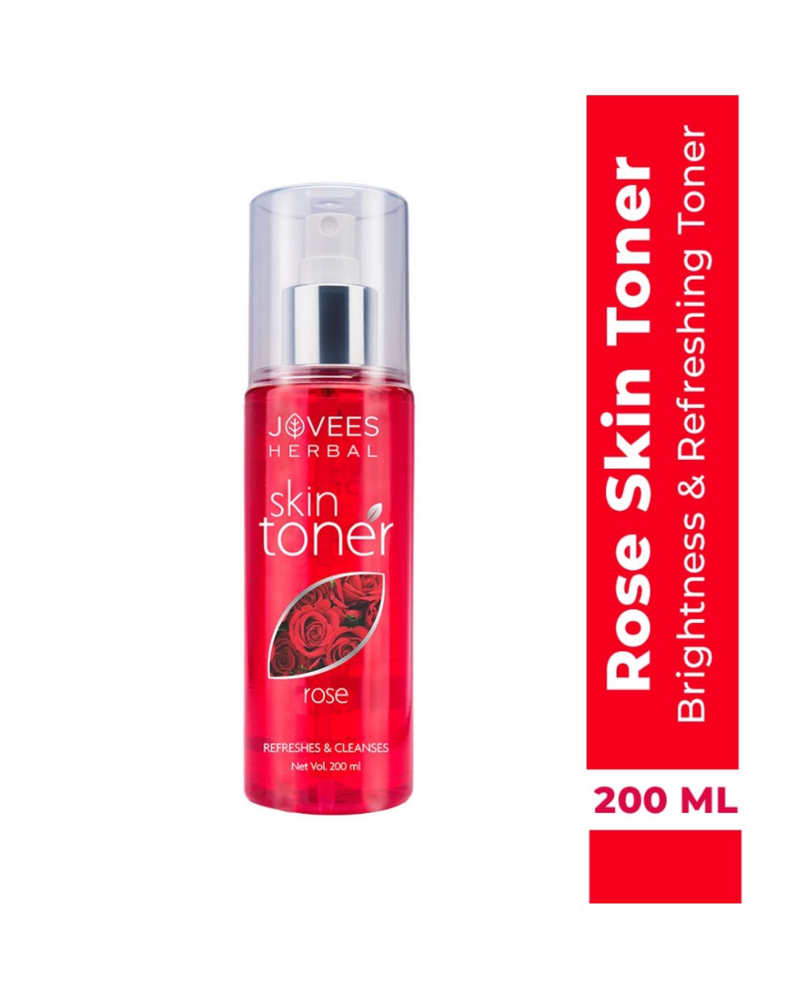 Jovees Herbal Rose Skin Toner For  Healthy Glow 100% Natural - 100 ml