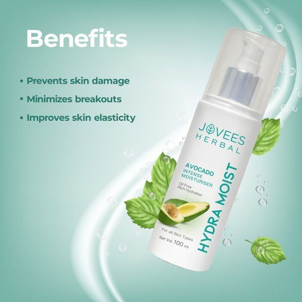Jovees Hydra Moist+ Intense Moisturiser Avocado & Chamomile (100ml) hover
