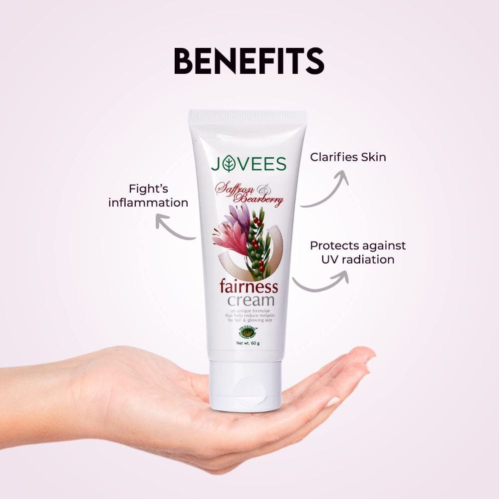 Jovees Herbal Saffron & Bearberry Fairness Cream (60 gm)