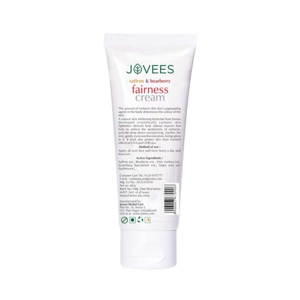 Jovees Herbal Saffron & Bearberry Fairness Cream (60 gm) hover