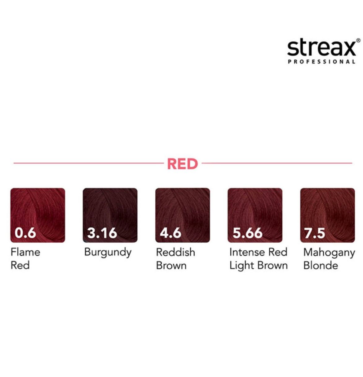 Streax Professional Argan Secret Hair Colourant Cream - Flame Red 0.6 (60 gm) hover