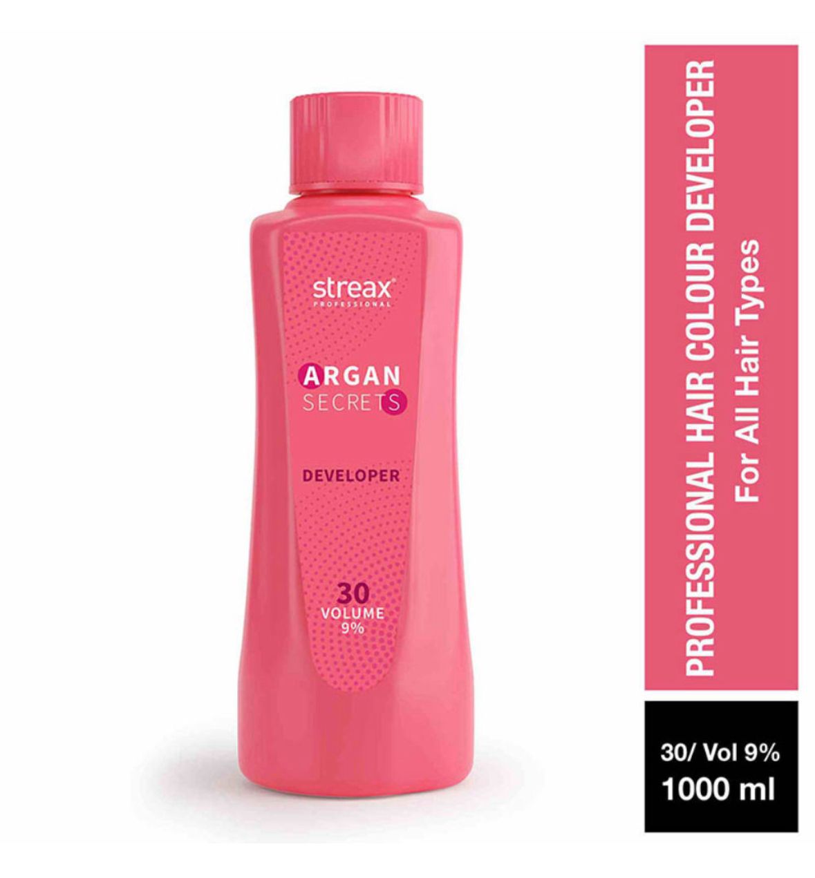 Streax Professional Developer for Argan Secret Colourant - 30 Volume (1000 ml)