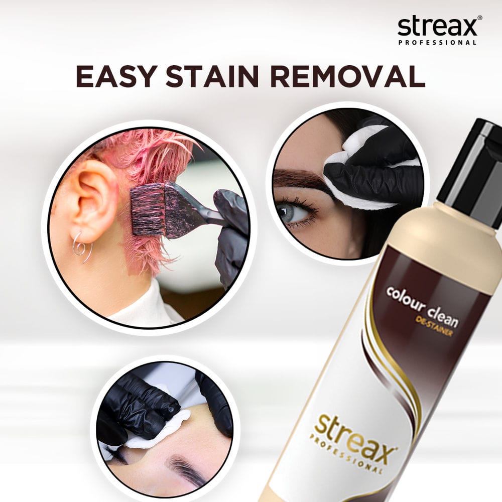 Streax Professional Colour Clean De-Stainer ,Hair Dye Remover , Stains from Scalp 100 ml hover