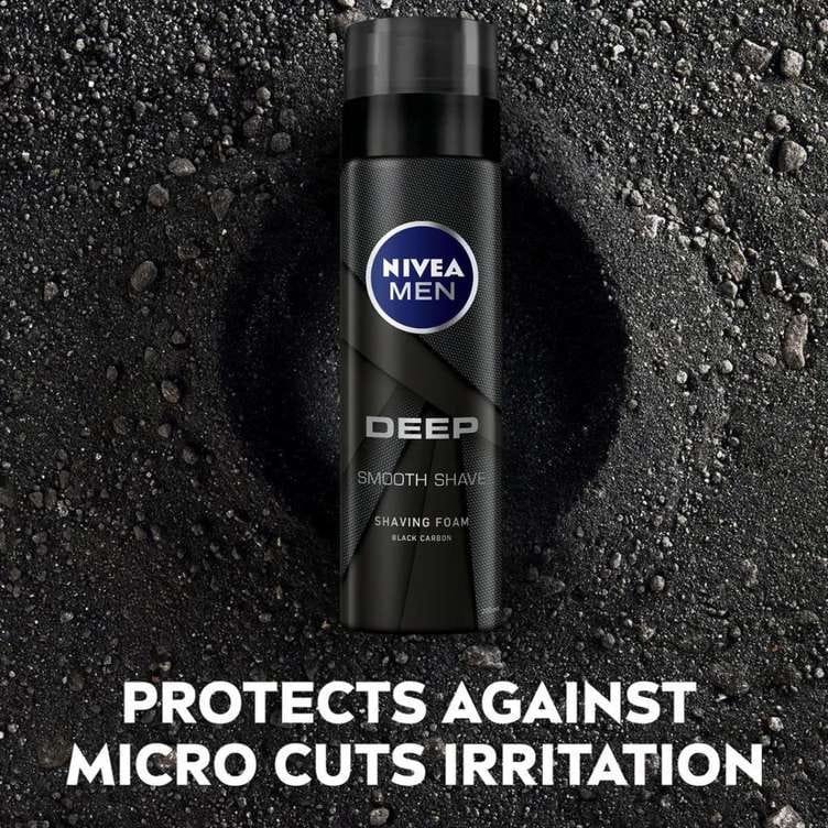 NIVEA MEN Shaving, Deep Impact Smooth Shaving Foam, 200ml hover