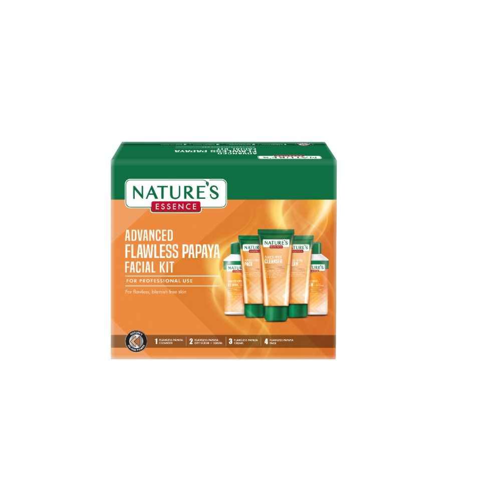 Natures Essence Advanced Flawless Papaya Facial Kit for Blemish Free hover