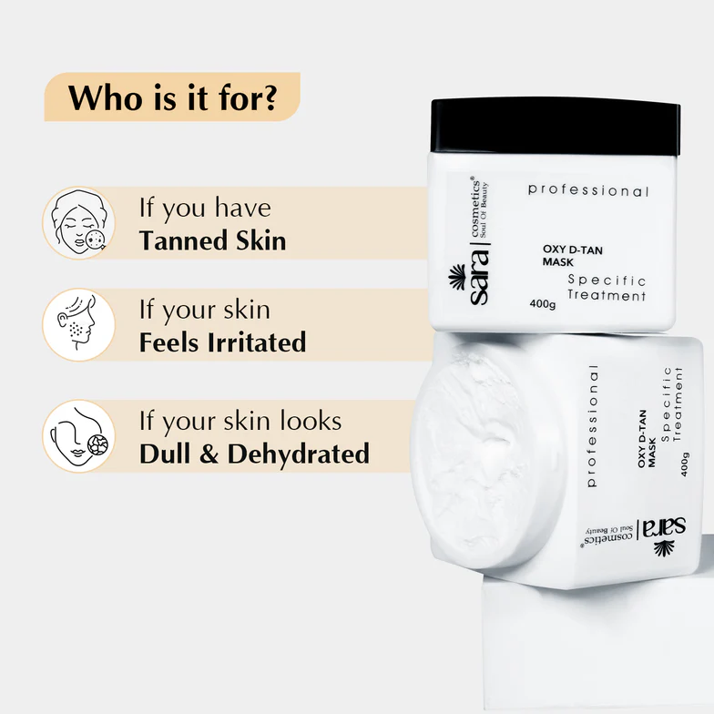 Sara Oxy D-Tan Mask  For All Skin Type (400g) hover