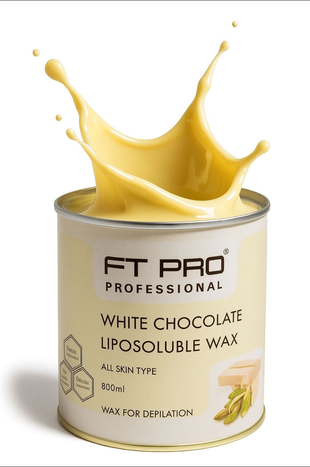FT PRO White Chocolate Liposoluble Wax - (800ml) hover