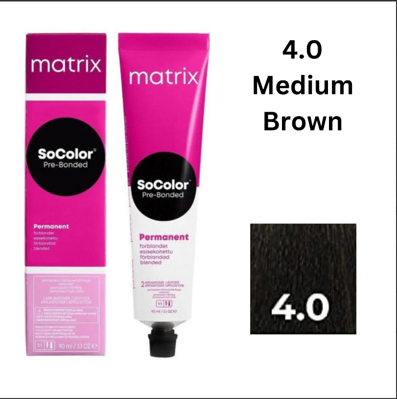 Matrix SOCOLOR 4.0 4NN - Medium Brown (90ml)