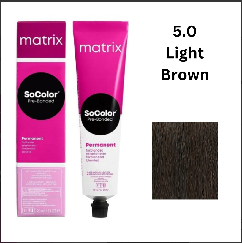 Matrix SOCOLOR 5.0 5NN - Light Brown (90ml)