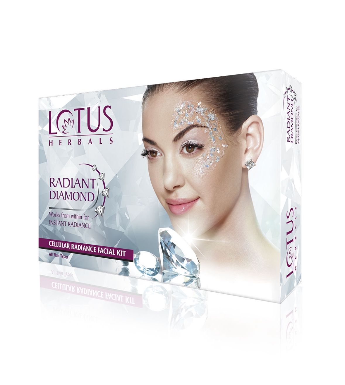 LOTUS Radiant Diamond Cellular Radiance Facial Kit (148gm)