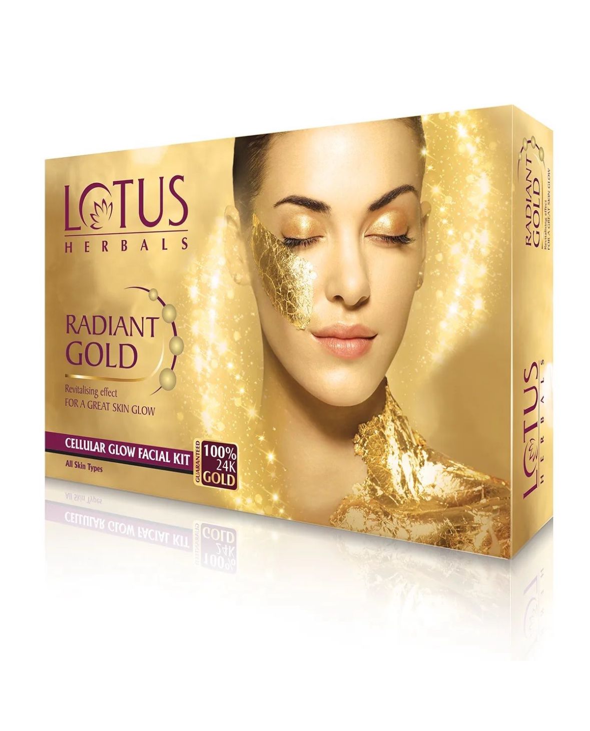 LOTUS Radiant Gold Cellular Glow Facial Kit (148gm)