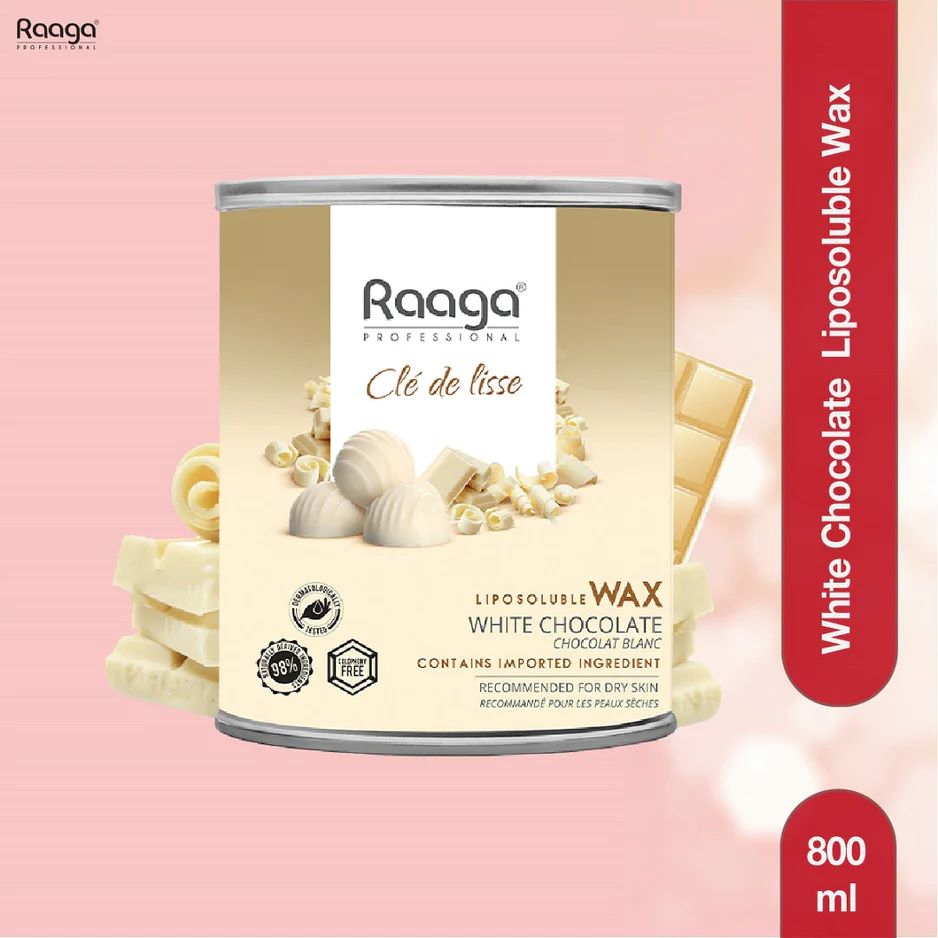 Raaga Liposoluble Wax White Chocolate (800ml)