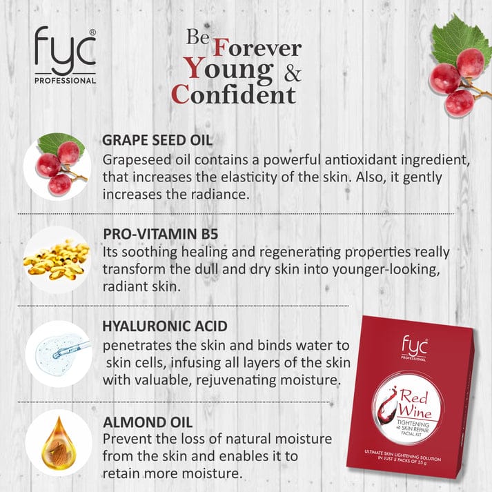 FYC Red-Wine Facial Pouch Pack OF 1 (55gm) hover