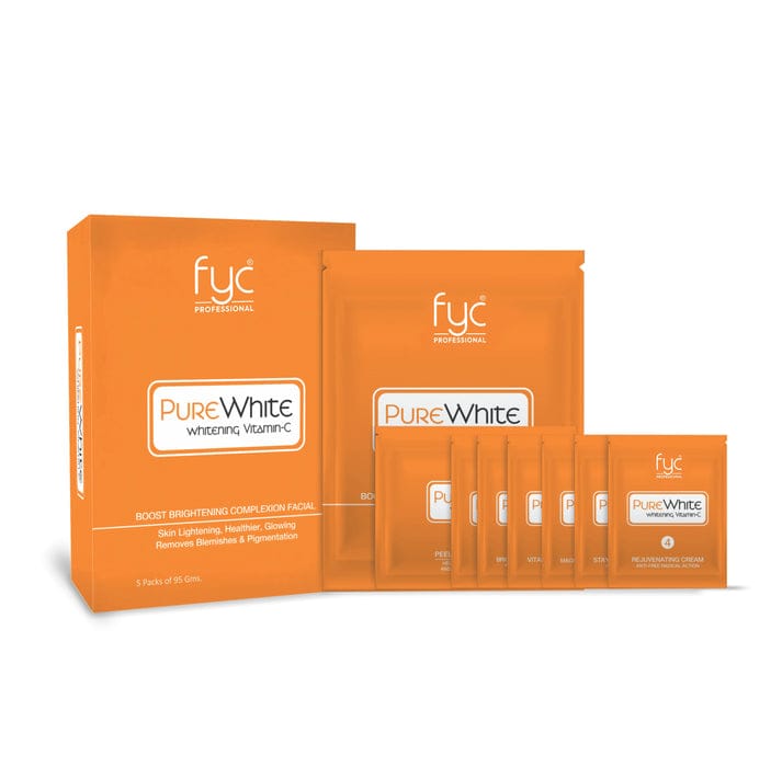 FYC Pure White Vitamin-c Facial Kit Pack Of 5in1 (475gm)