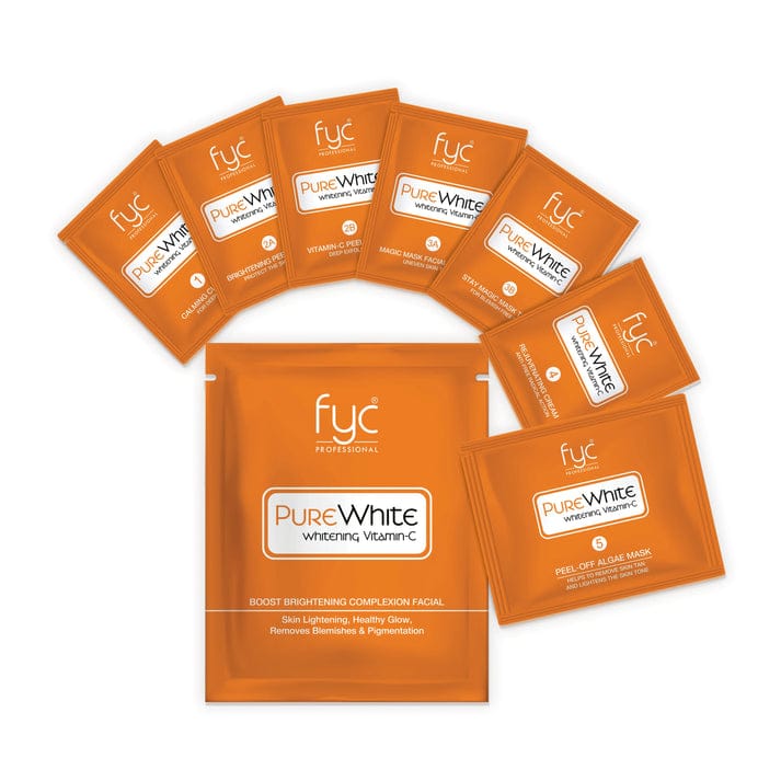 FYC Pure White Vitamin-c Facial Kit Pouch Pack Of 1 (95gm)