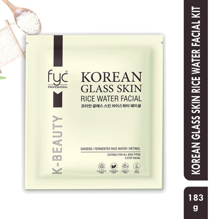 FYC Korean Glass Skin Facial Kit Pouch,  Pack Of 1 (183gm)