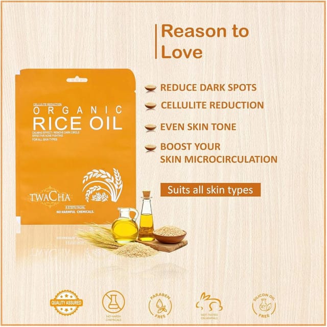 TWACHA Rice Oil Facial Kit (53gm) hover