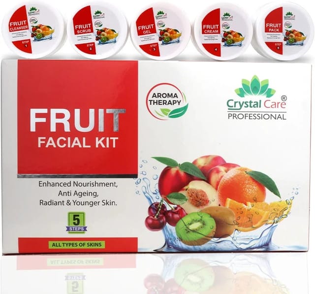 CRYSTAL CARE Fruit Facial Kit (350 gm)