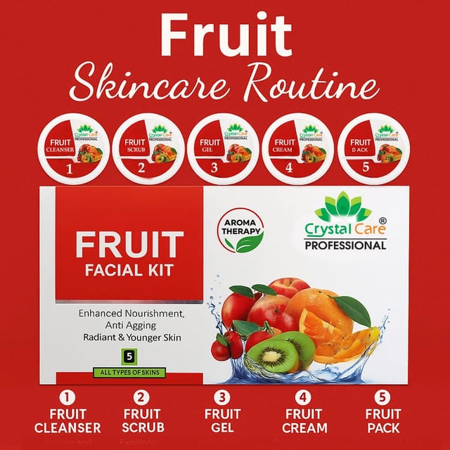 CRYSTAL CARE Fruit Facial Kit (350 gm) hover