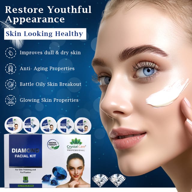 CRYSTAL CARE Diamond Facial Kit (350 gm) hover