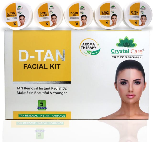 CRYSTAL CARE D-Tan Facial Kit (350 gm)