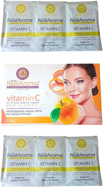 Real Aroma  Vitamin C Facial Kit (600gm)