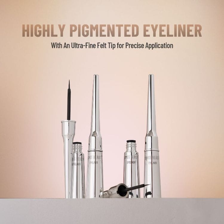 Swiss Beauty Liquid Eyeliner - Jet Black- 4ml (SB09) hover