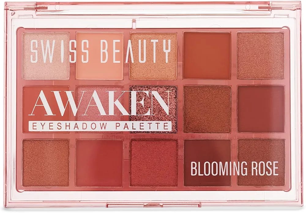 Swiss Beauty Awaken Eyeshadow Palette Blooming Rose (SB-749-01)