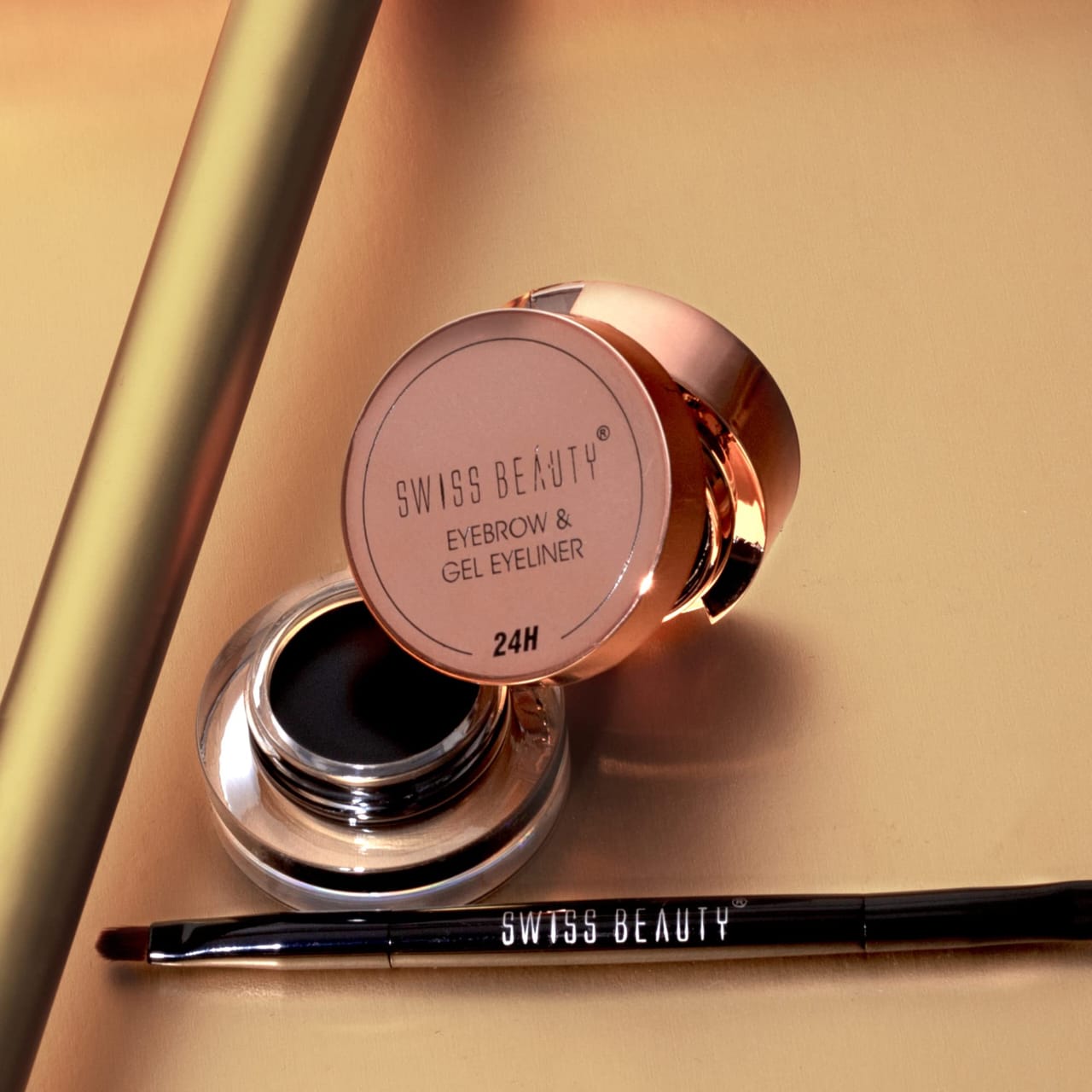 Swiss Beauty Eyebrow & Gel Eyeliner Black 2in1 (SB-925-01)