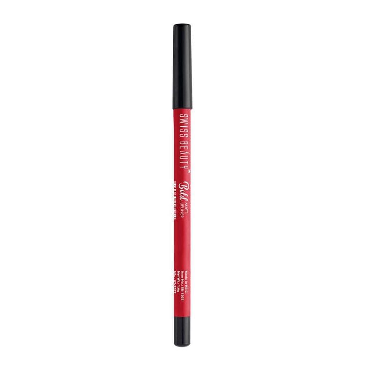 Swiss Beauty Bold Matt Lip Liner Pencil, Long-lasting , Matte Finish , Non-Drying - 5 Hot Red (SB-1203) hover