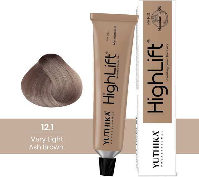 Yuthika Nourishing cream Hair Colour Very Light Ash Brown 12.1 (50g)