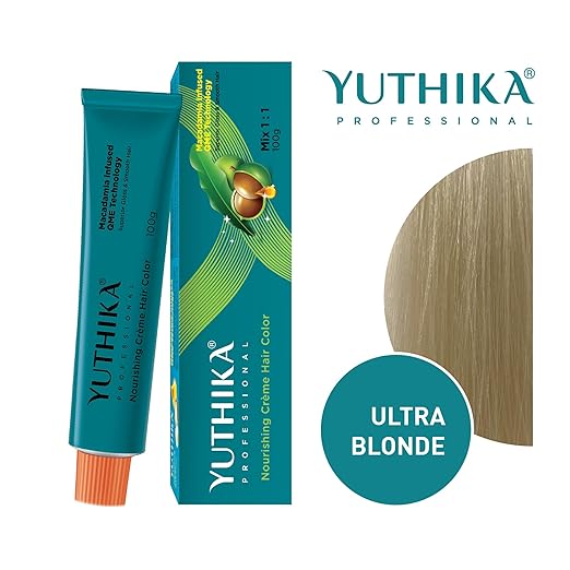 Yuthika Ammonia Free cream Hair Colour ultra Blonde (100g)