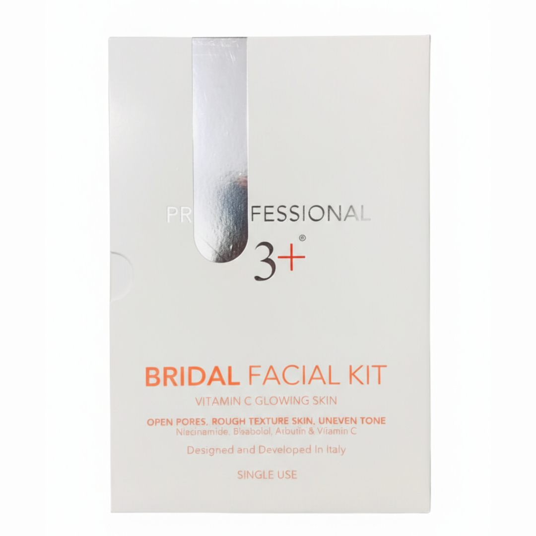 O3+ Bridal Facial Kit Vitamin C Glowing Skin - Single Use (44gm+103ml)
