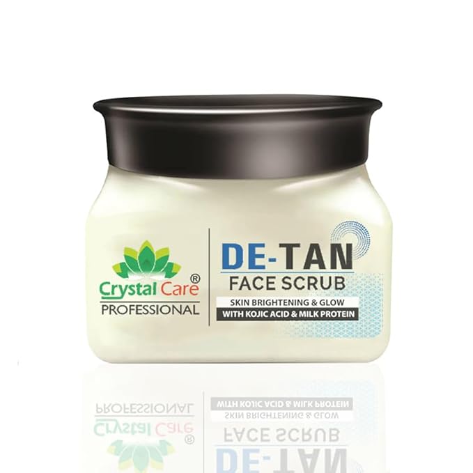 Crystalcare DE-TAN Face Scrub (400g)