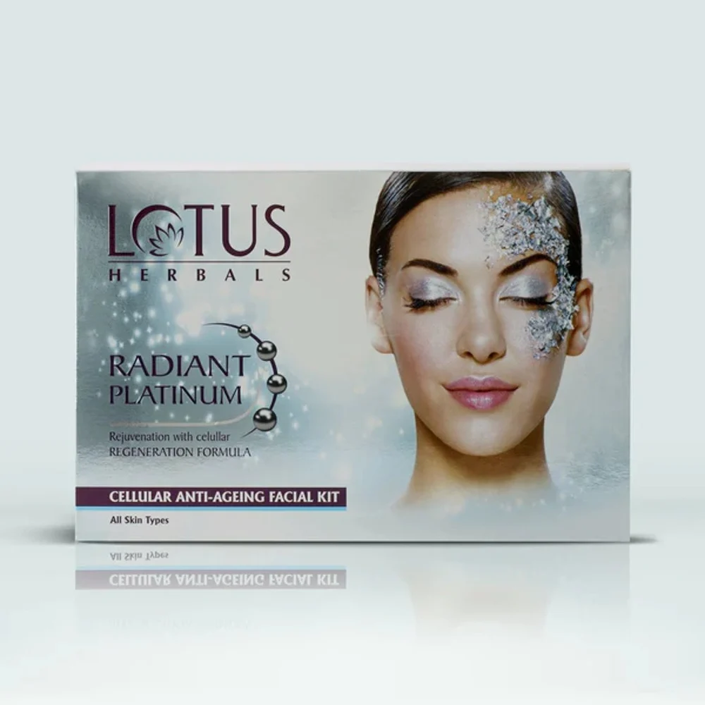Lotus Radiant Platinum Cellular Anti-Ageing Facial kit (200g)