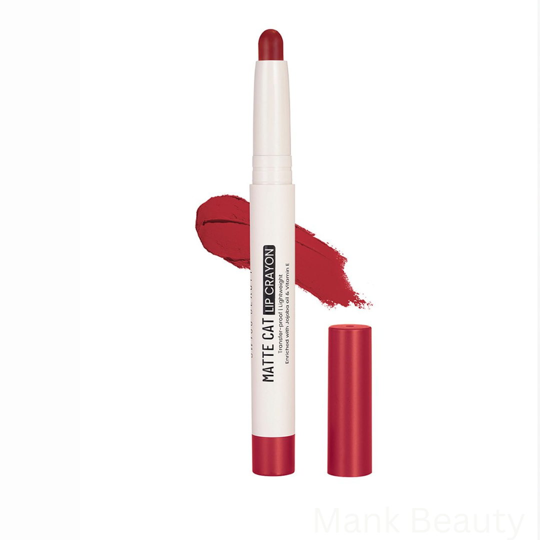 Swiss Beauty  Matte Cat Lip Crayon Red Chilli 13(1.5g)