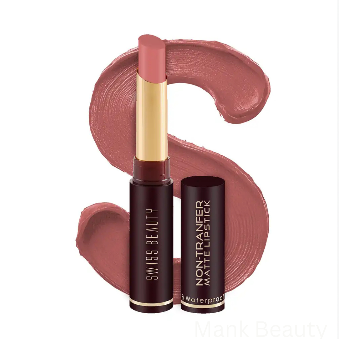 Swiss Beauty Non-Transfer Matte Lipstick- Shade Sand Rose 26 (2g)