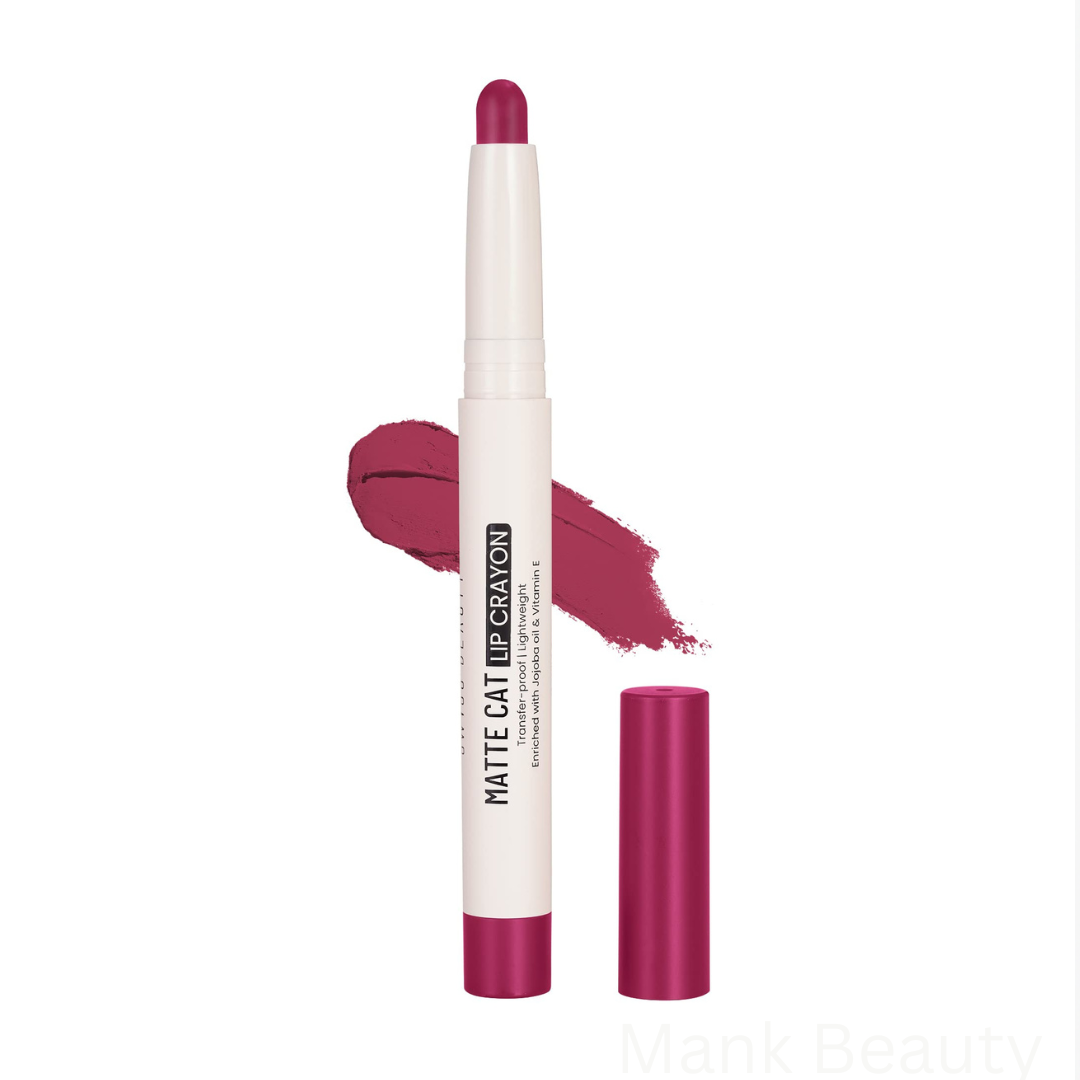 Swiss Beauty Matte Cat Crayon Lipstick Wild Rose 11(1.5g)